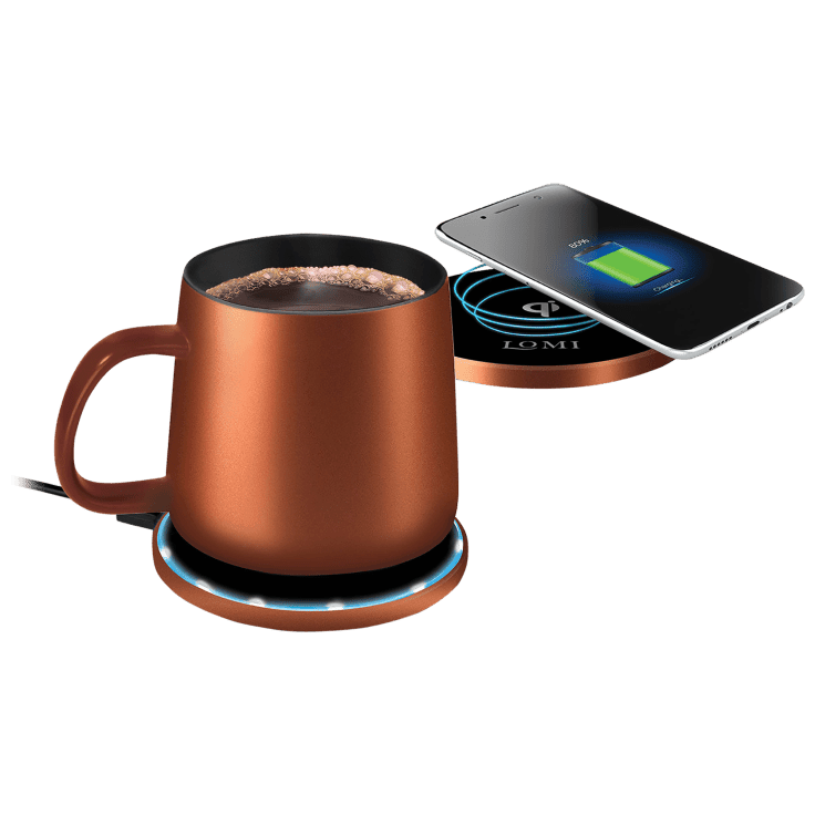 2-In-1 Smart Mug Warmer & QI Wireless Charger