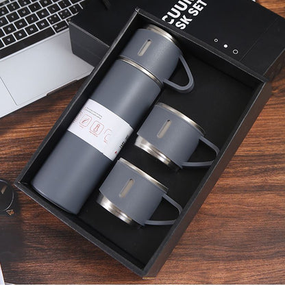 Double Layer Insulated Water Bottle; and thermal cup(s)