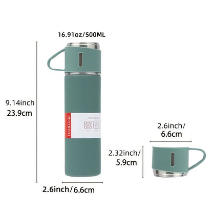 Double Layer Insulated Water Bottle; and thermal cup(s)