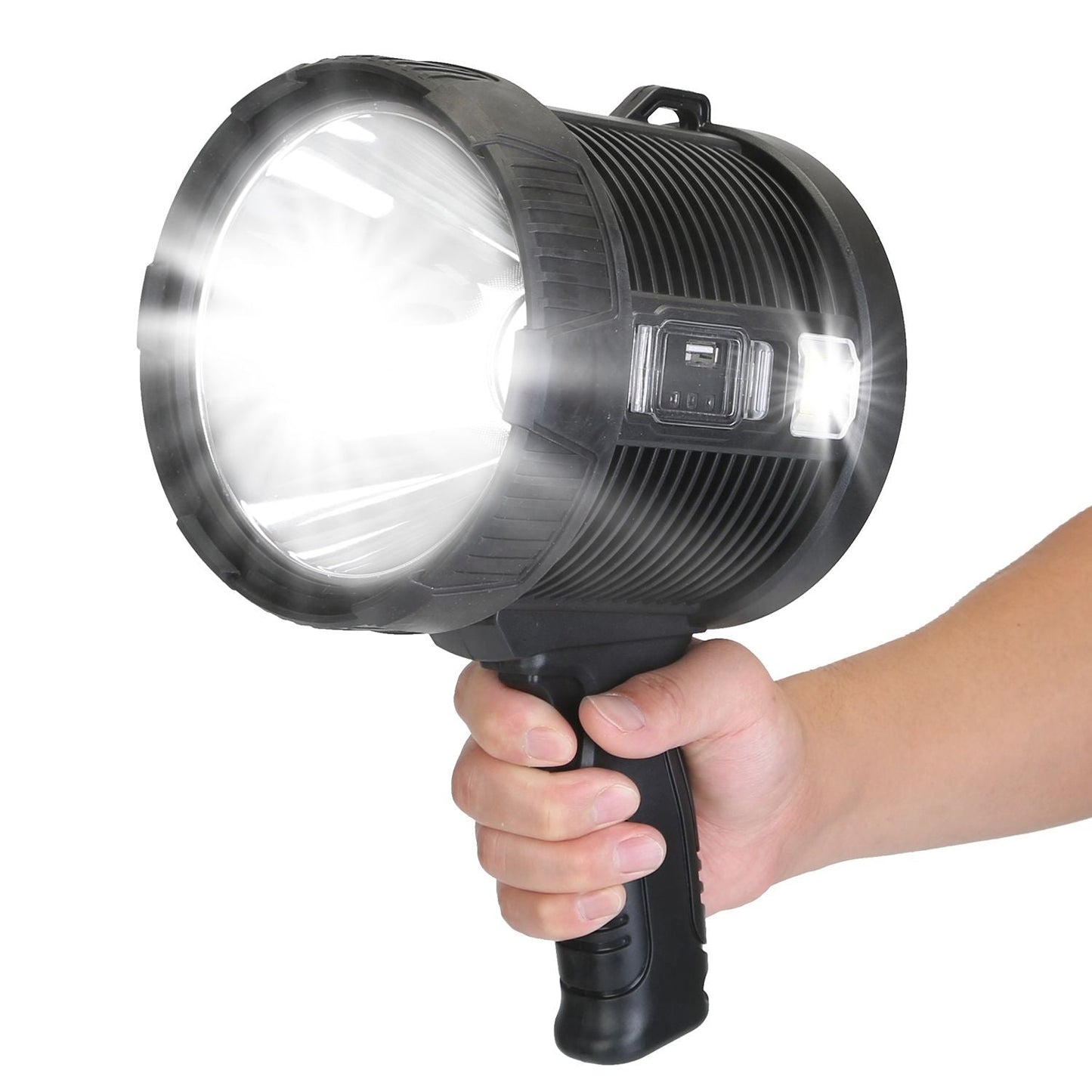 30000LM Rechargeable LED, Waterproof, Portable Spotlight