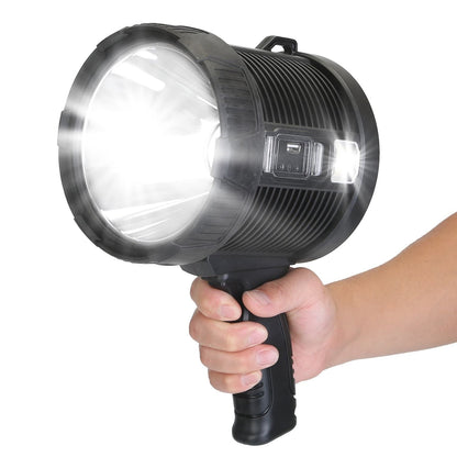 30000LM Rechargeable LED, Waterproof, Portable Spotlight