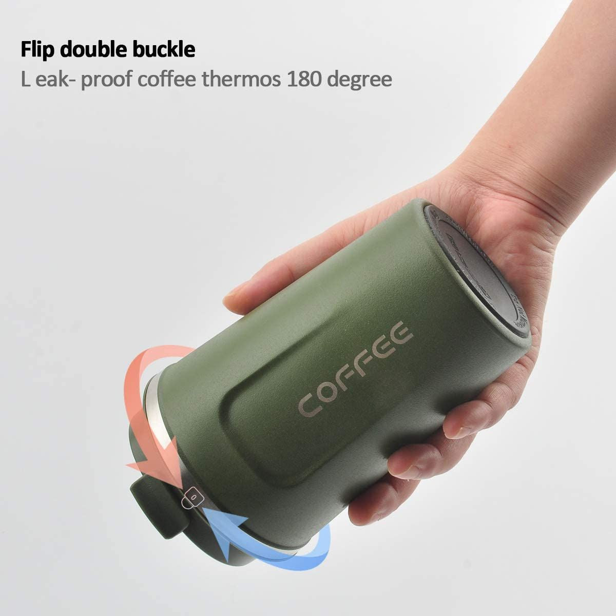 12 oz Stainless Steel Vacuum Insulated Tumbler - Spill Proof with Lid