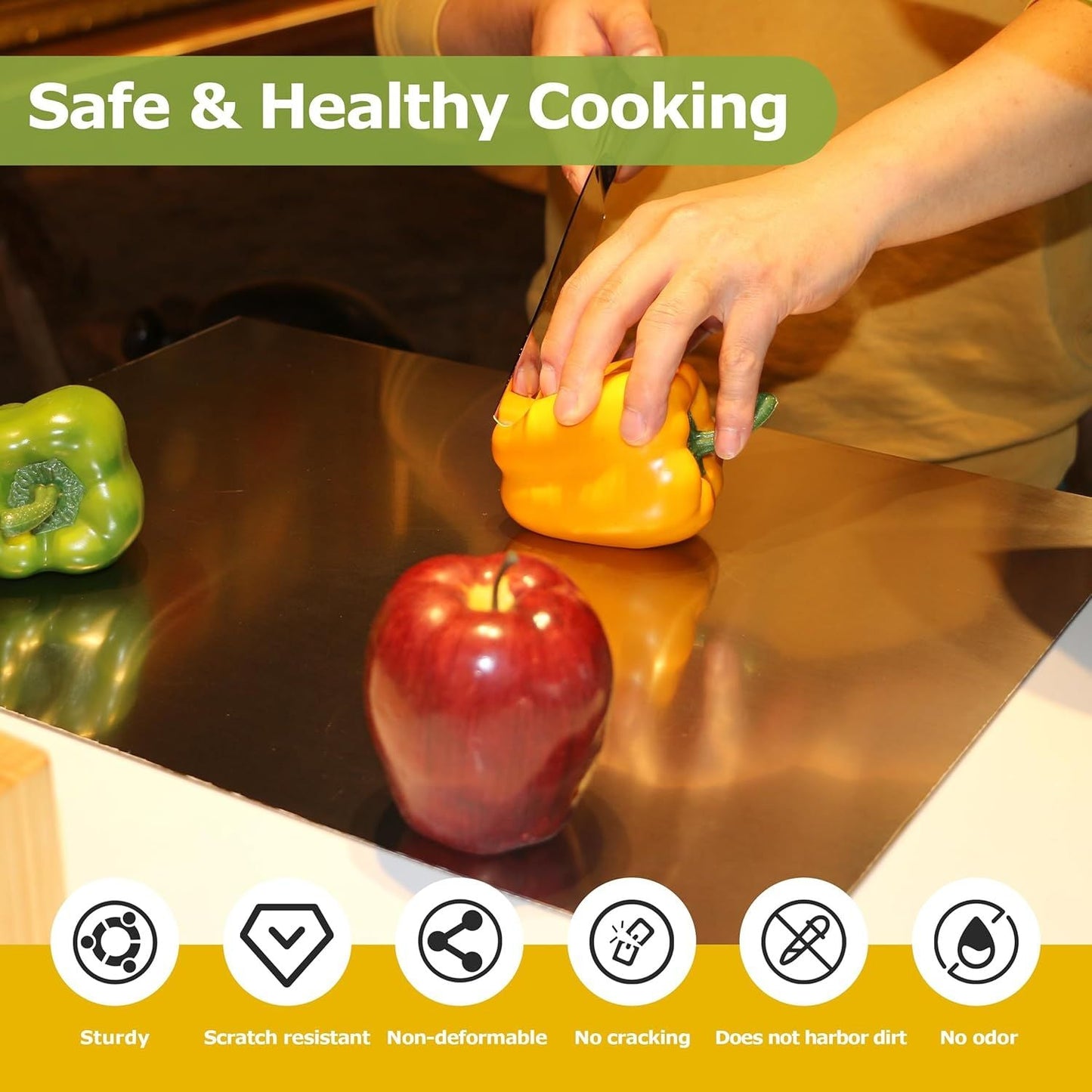 Stainless Steel Cutting Board over Sink