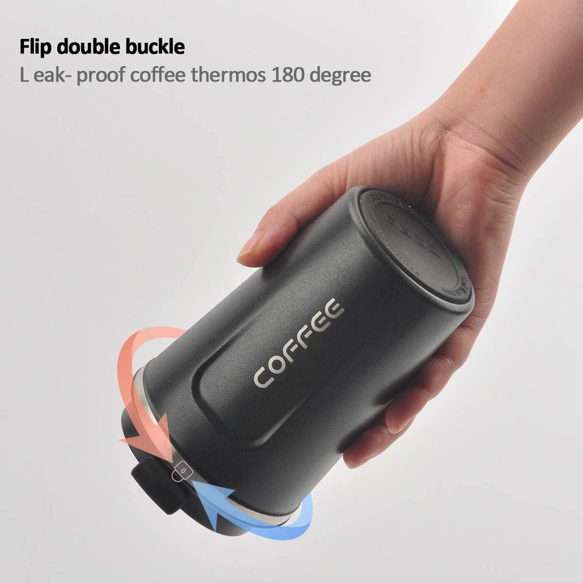 12 oz Stainless Steel Vacuum Insulated Tumbler - Spill Proof with Lid
