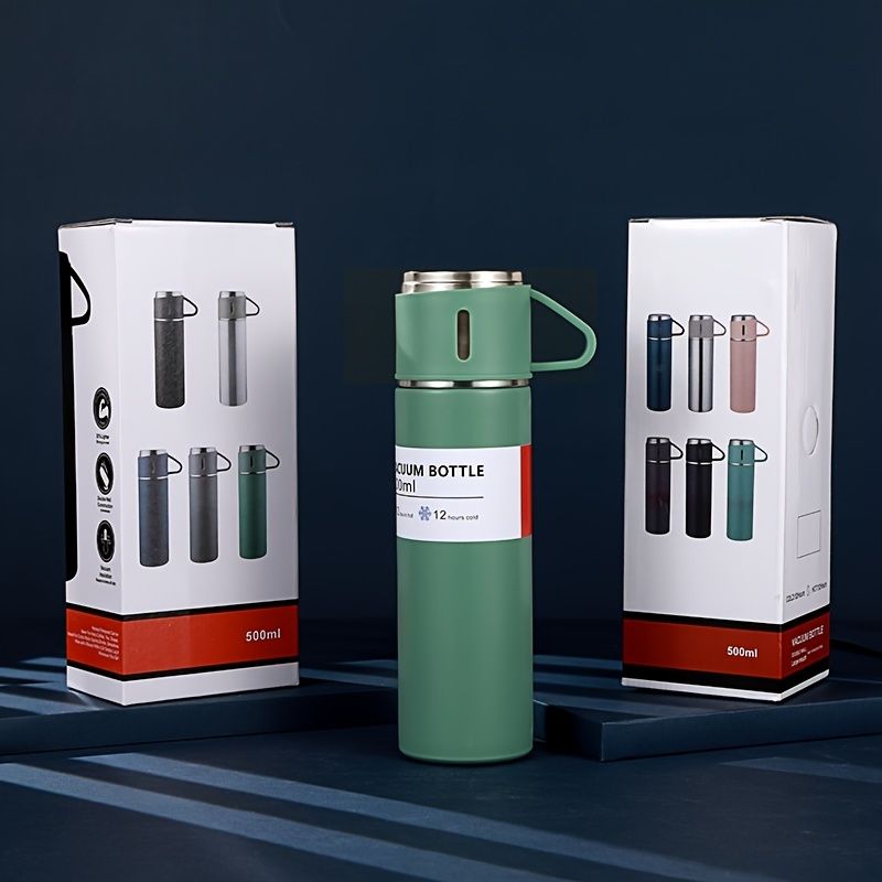 Double Layer Insulated Water Bottle; and thermal cup(s)
