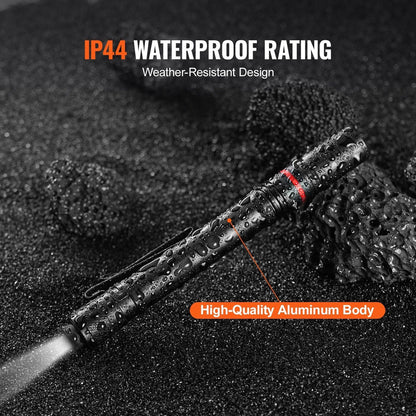 5.9 Inch Rechargeable Penlight, 300 lumens, 3 Light Modes