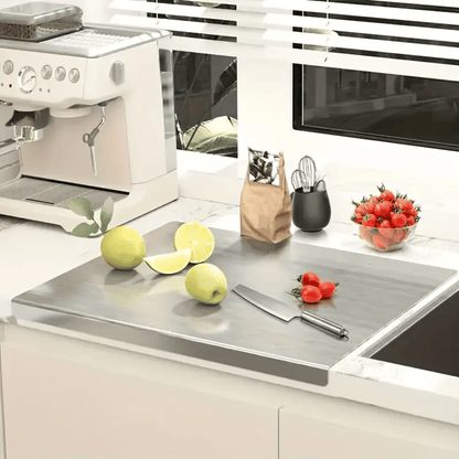 Stainless Steel Cutting Board over Sink