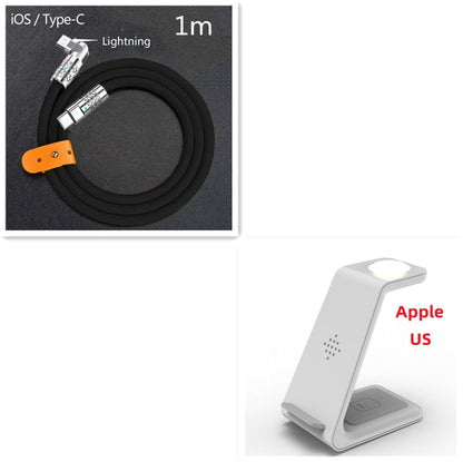 3 In 1 Fast Charging Station Wireless Charger
