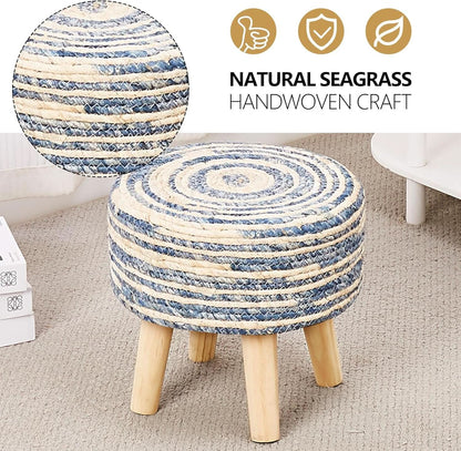 Seagrass Ottoman/Footstool