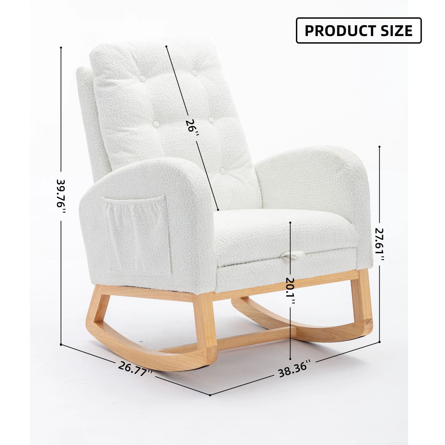Rocking Chair With Footrest