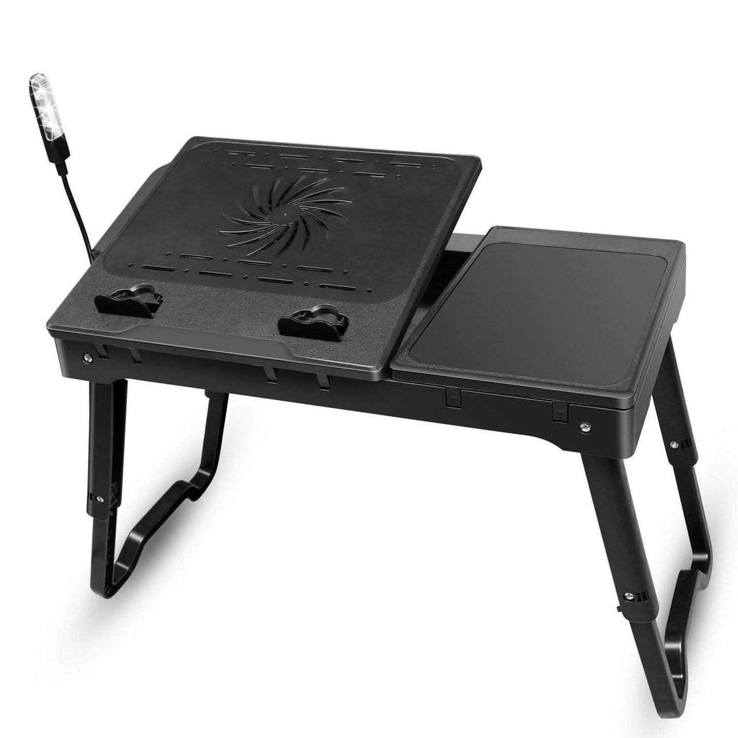 Bed Laptop Desk with Cooling & Mouse Board