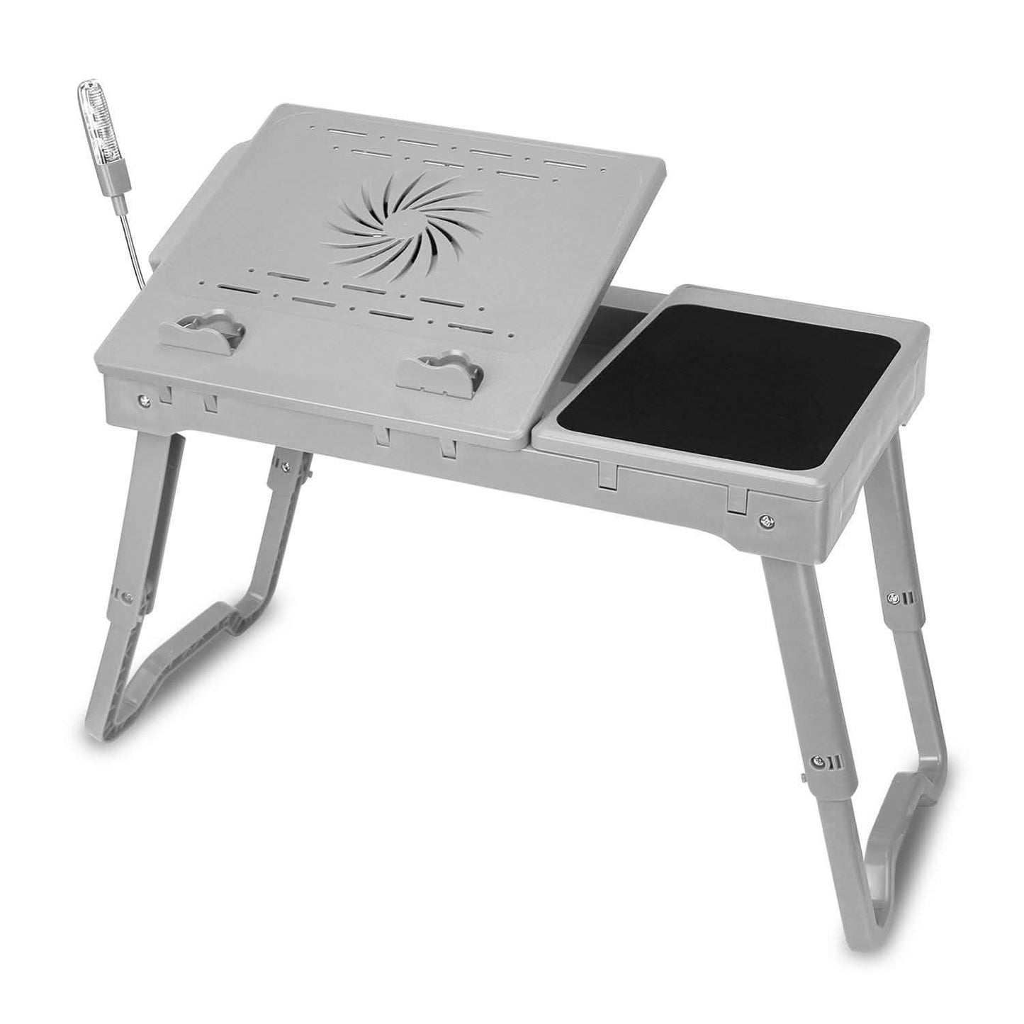 Bed Laptop Desk with Cooling & Mouse Board