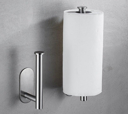 Wall Mount Toilet Paper Holder & Paper Towel Holder