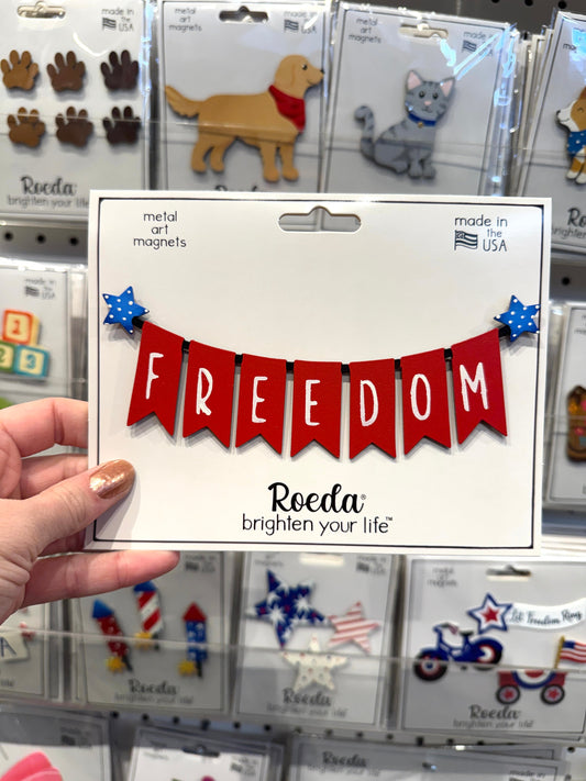 Freedom Banner Magnet