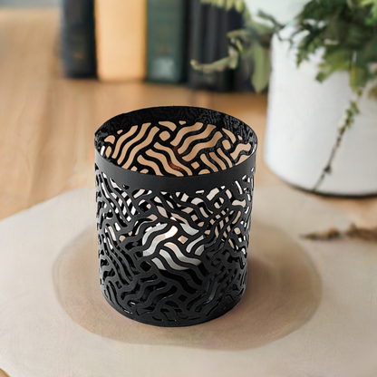 Votive Candle Holders Set 2 - Black