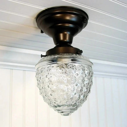 Acorn Glass Flush Mount Ceiling Light | 5"