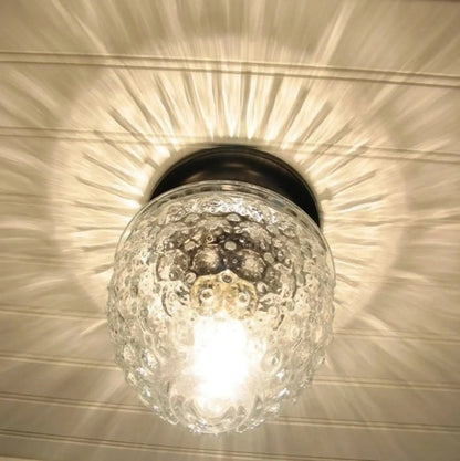 Acorn Glass Flush Mount Ceiling Light | 5"