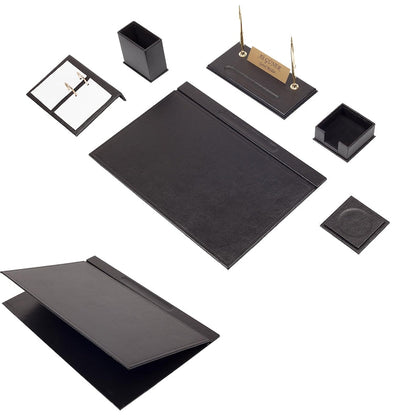 Leather Desk Set8 Accessories -