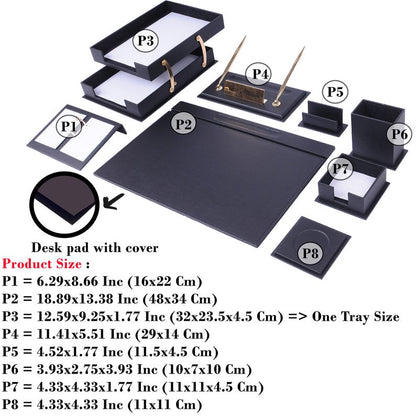 Desk Organizer And Accessories, 10 PCS