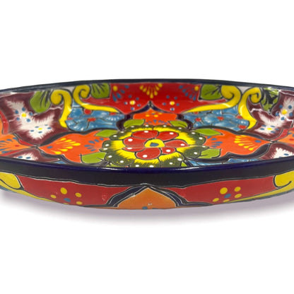 Large Oval Talavera Platter | Hand-Painted