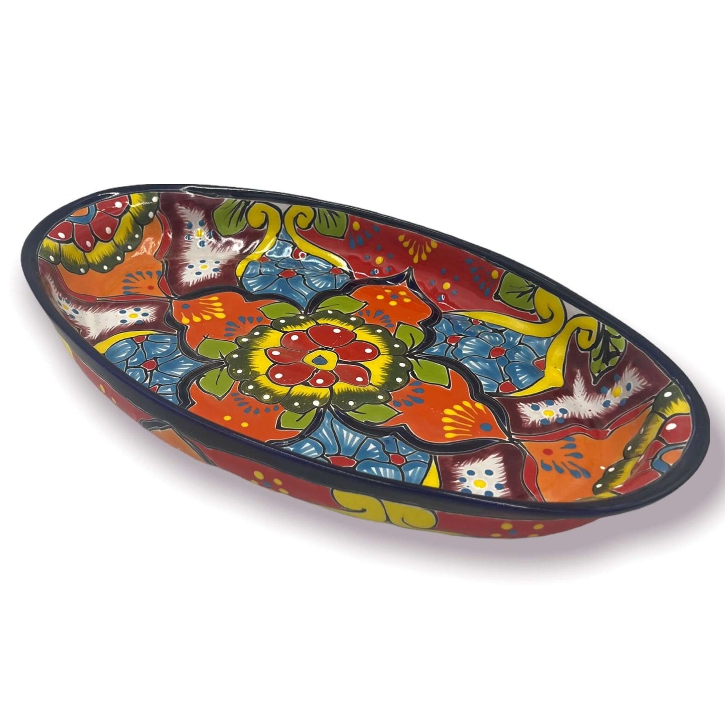 Large Oval Talavera Platter | Hand-Painted