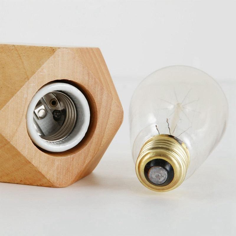 Modern Wooden Table Lamp