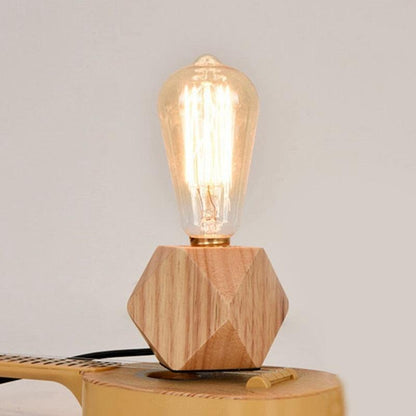 Modern Wooden Table Lamp