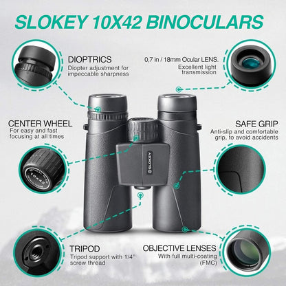 Slokey 10x42 Binoculars