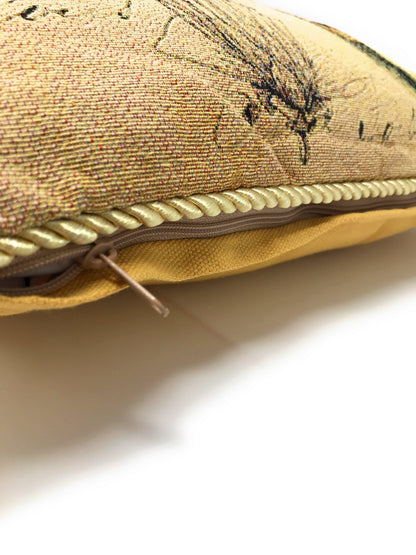 2-Pieces Dragonfly  Tapestry Throw Pillow Covers w/ Inserts - 18" x 18"
