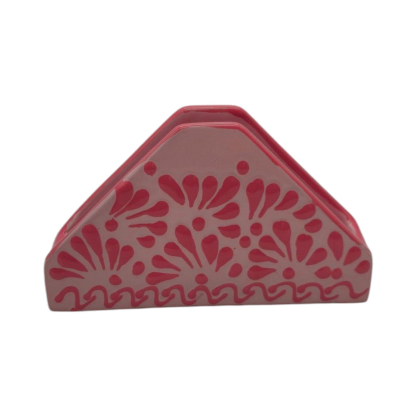 Pink Talavera Napkin Holder