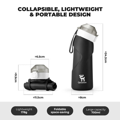 Collapsible Soft Water Bottle