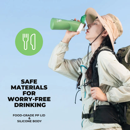 Collapsible Soft Water Bottle