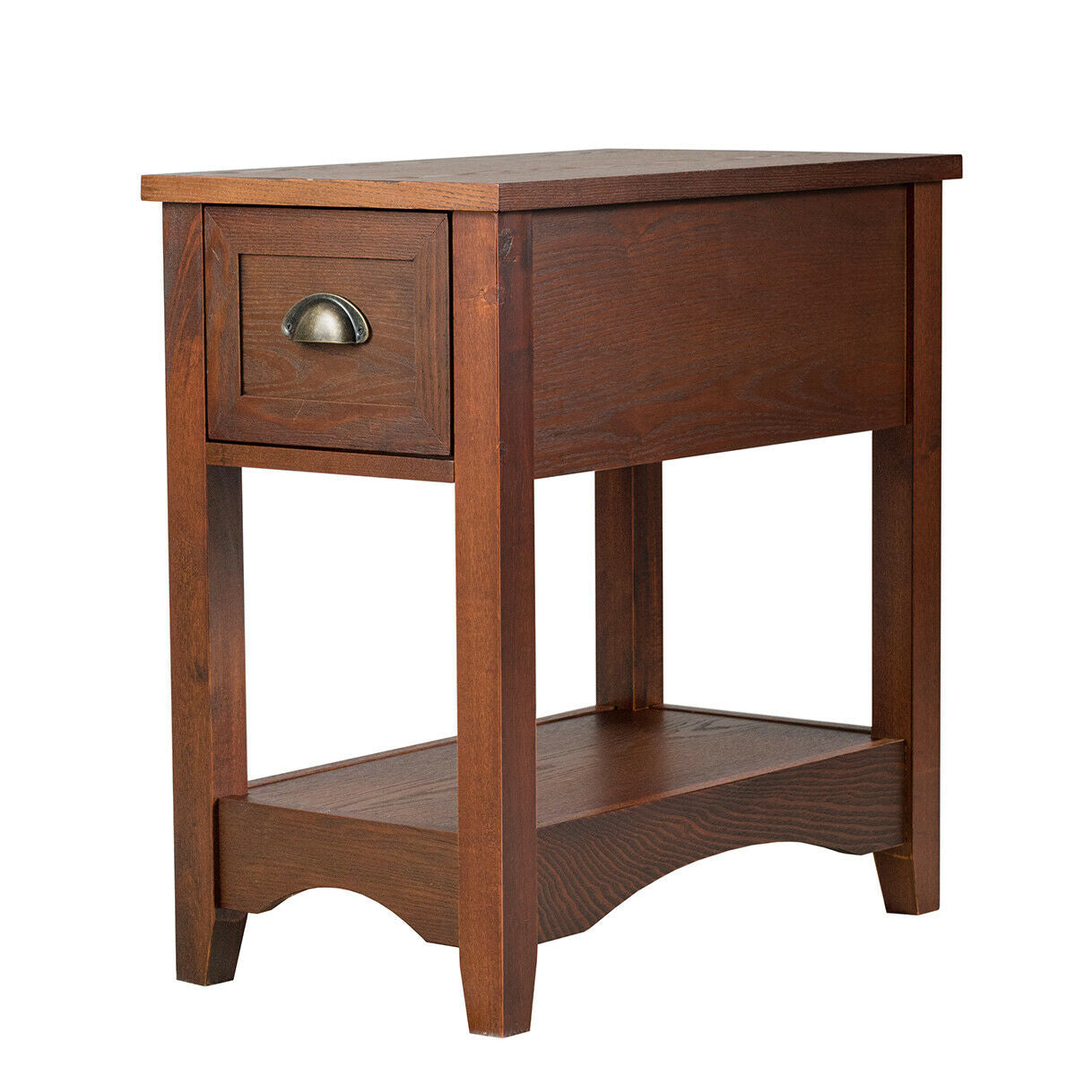 Compact End Table with Drawer