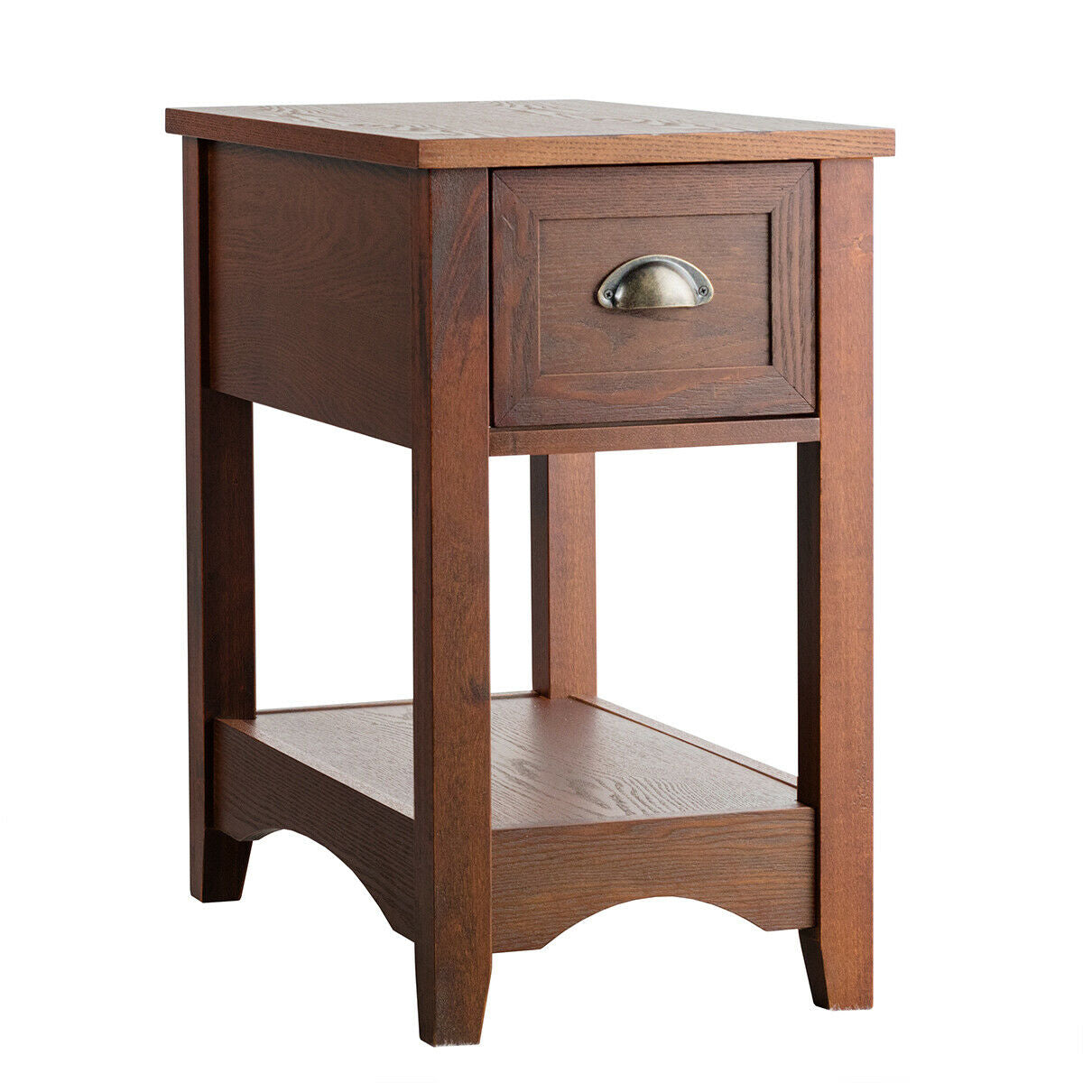 Compact End Table with Drawer