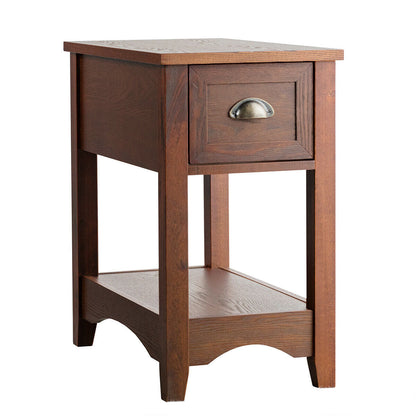 Compact End Table with Drawer