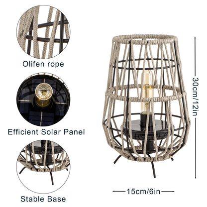 Set of 2 Solar Lantern Outdoor Hanging Solar Lights