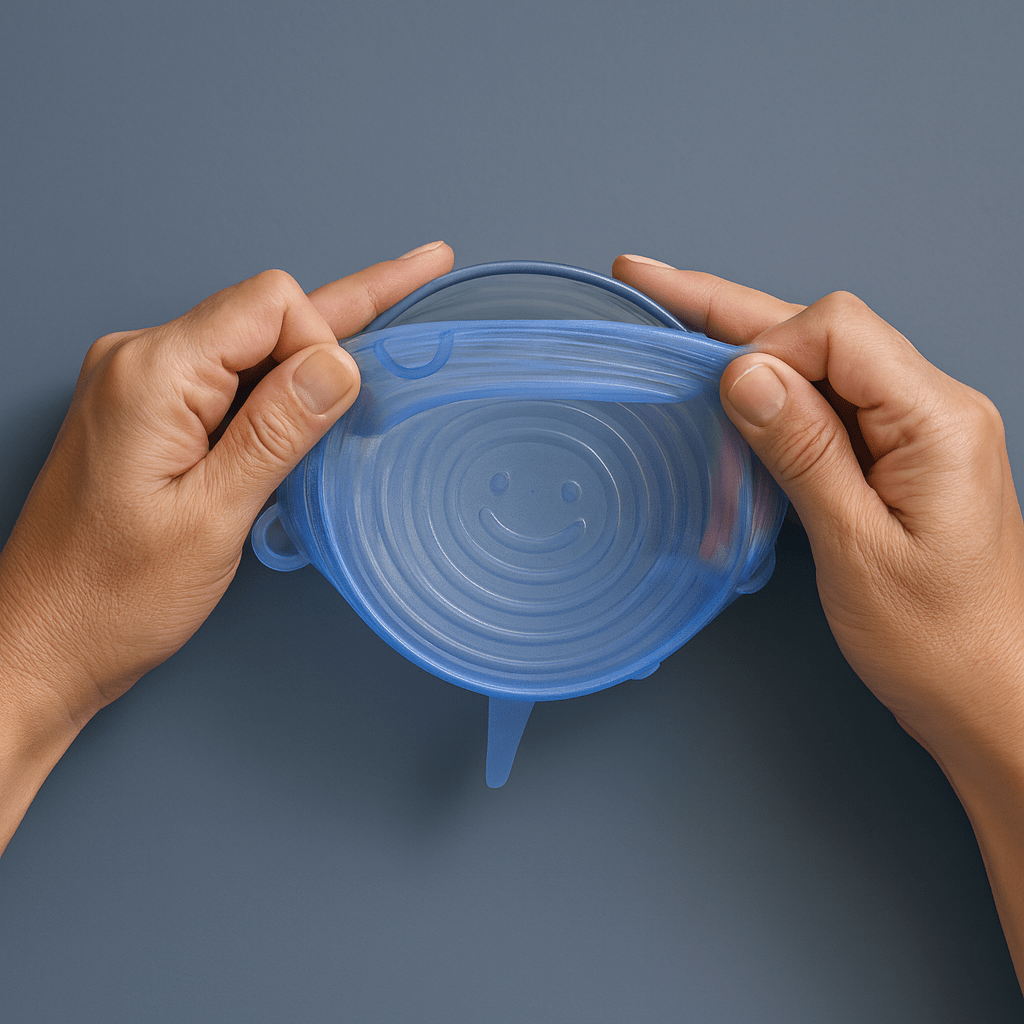 StretchySilicone Bowl Lids 6 Pack