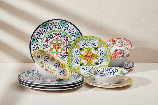 Melamine Dinnerware Set Svc for 4