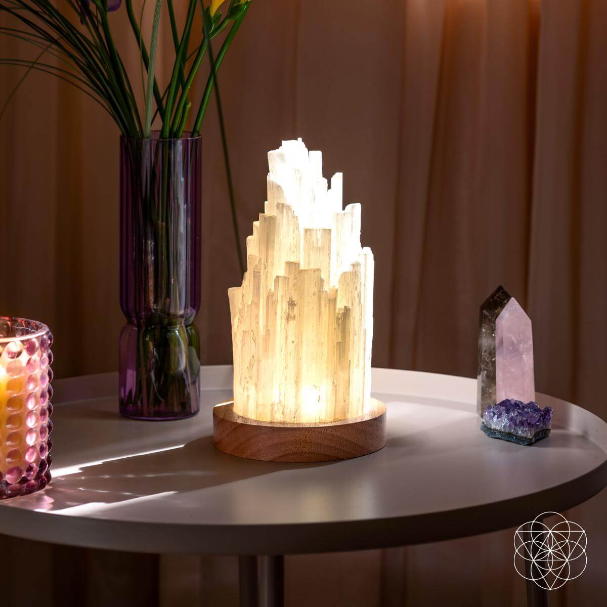 The Cleanse-Selenite Lamp - Healing