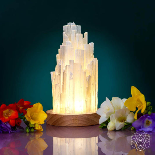 The Cleanse-Selenite Lamp - Healing