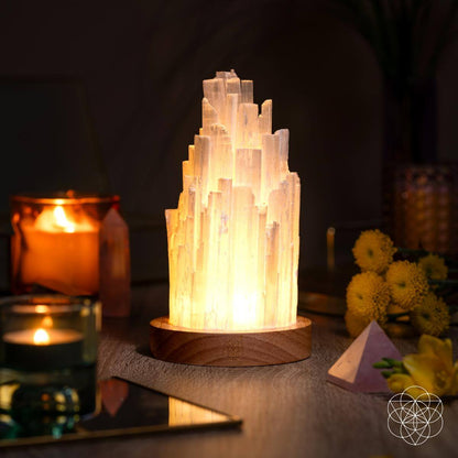 The Cleanse-Selenite Lamp - Healing