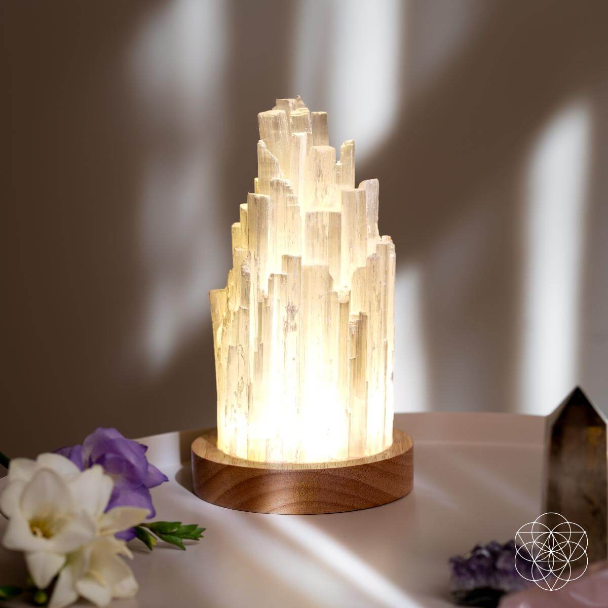 The Cleanse-Selenite Lamp - Healing