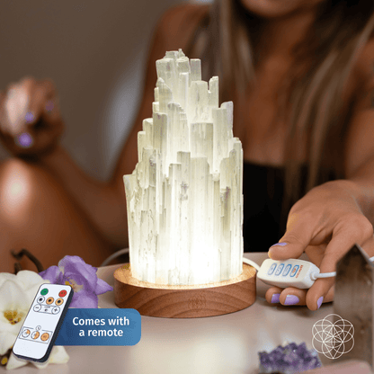 The Cleanse-Selenite Lamp - Healing
