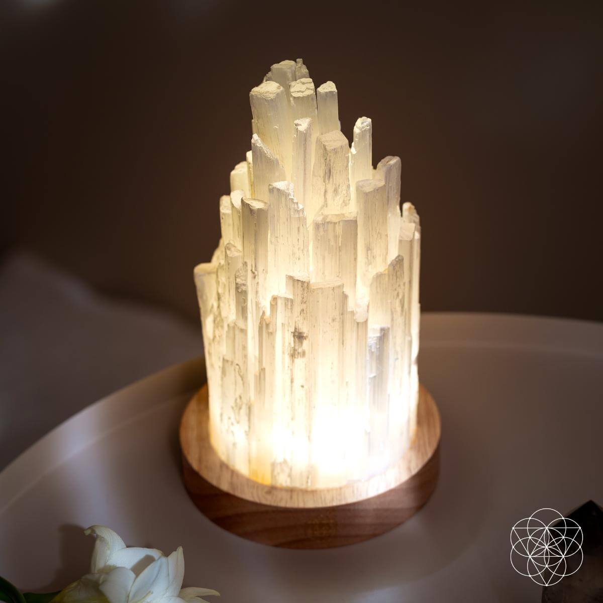 The Cleanse-Selenite Lamp - Healing