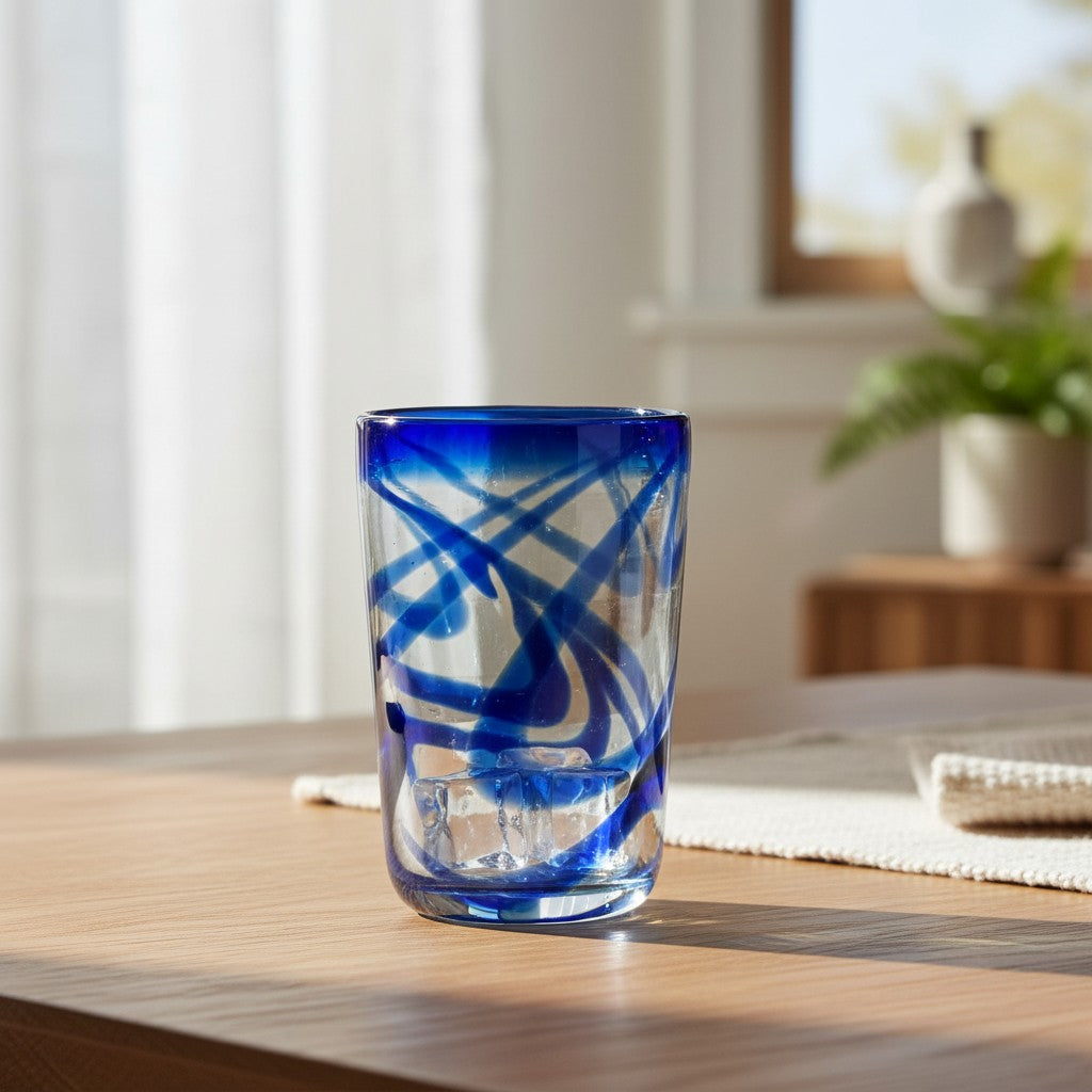 Hand-Blown Drinking Glass