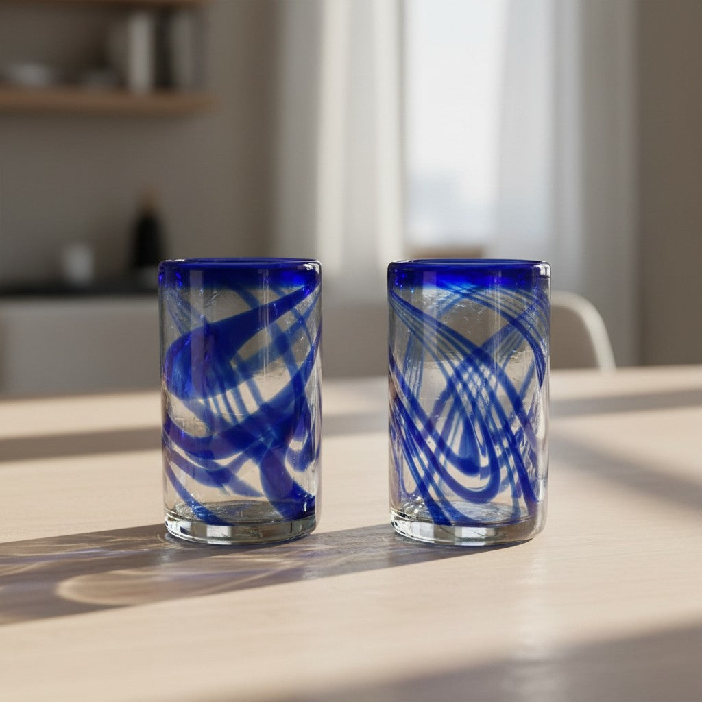Hand-Blown Drinking Glass