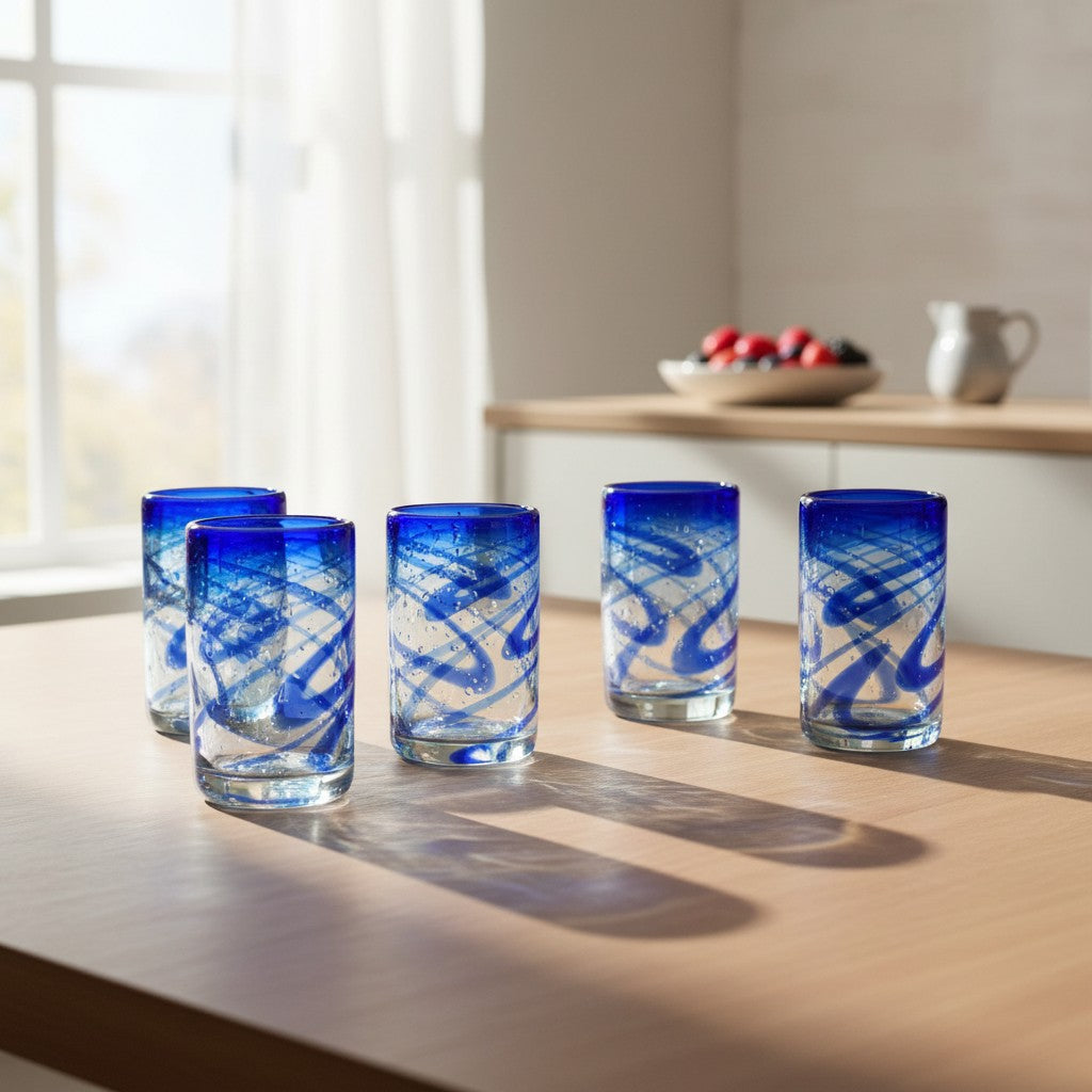 Hand-Blown Drinking Glass