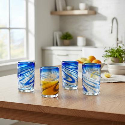 Hand-Blown Drinking Glass