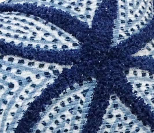 Blue Throw Pillow 14" X 24"