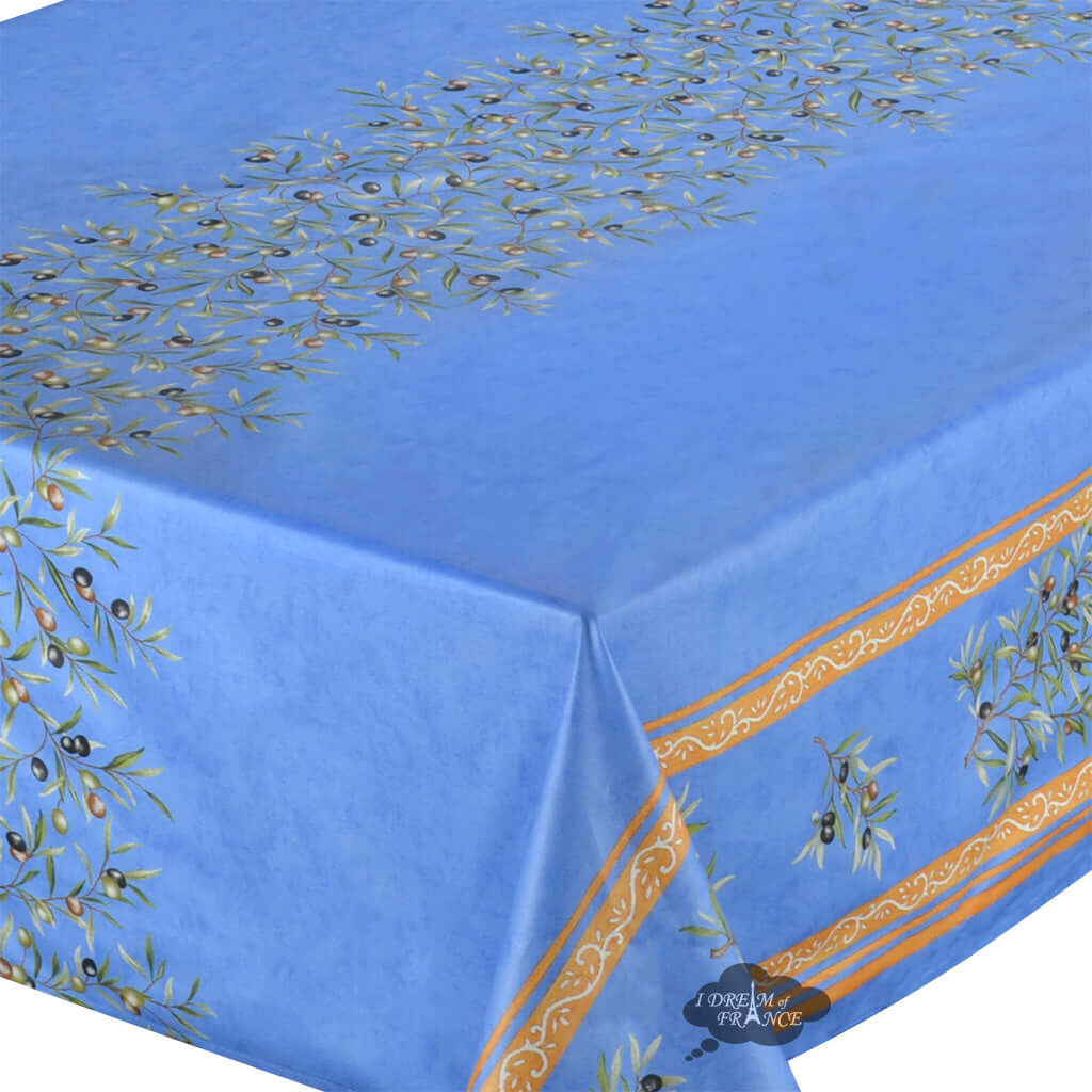 French Provencal tablecloth - Acrylic coated cotton60" square